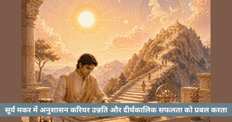 मकर में सूर्य गोचर का करियर और अनुशासन पर प्रभाव