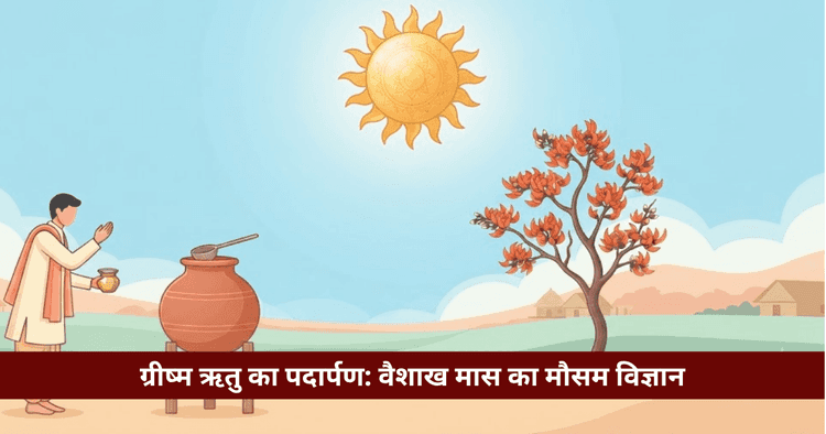 वैशाख मास ग्रीष्म पदार्पण: मौसम विज्ञान, ताप और जल तत्व महत्व
