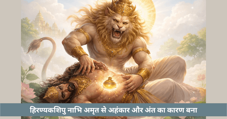 हिरण्यकशिपु नाभि रहस्य और अहंकार