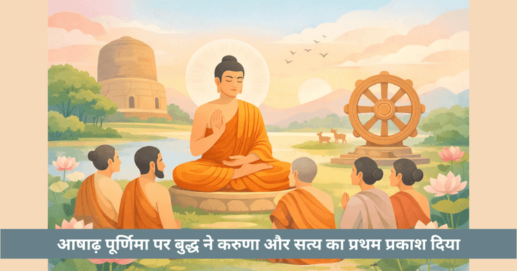 आषाढ़ पूर्णिमा और धर्मचक्र: सारनाथ में बुद्ध का प्रथम उपदेश