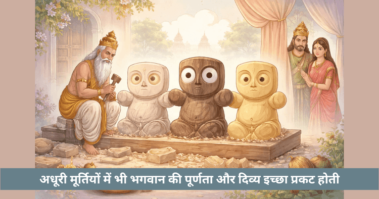 अधूरी जगन्नाथ मूर्तियाँ और विश्वकर्मा कथा का अर्थ