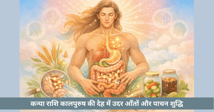 कालपुरुष में कन्या – पेट, आंत और शुद्धि