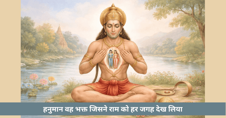 हनुमान ने राम को हर जगह कैसे देखा भक्ति की वह ऊंचाई जहां ईश्वर सर्वत्र दिखने लगते हैं