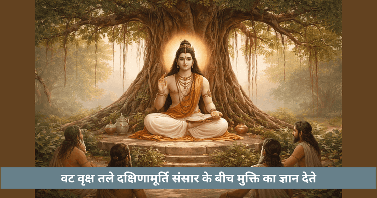वट वृक्ष के नीचे दक्षिणामूर्ति का आध्यात्मिक अर्थ
