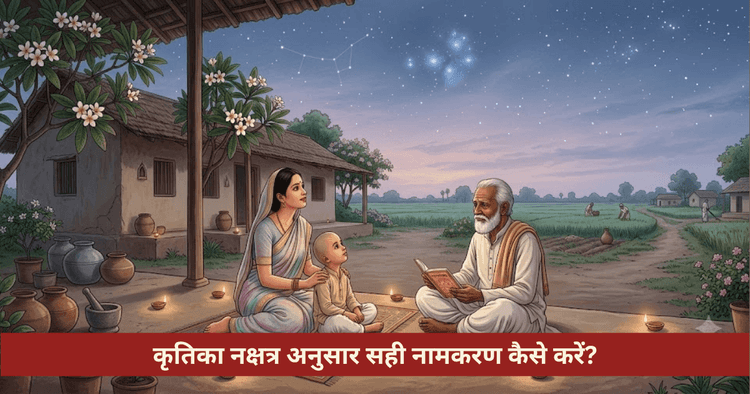 कृतिका नक्षत्र नामकरण विधि और नामाक्षर नियम