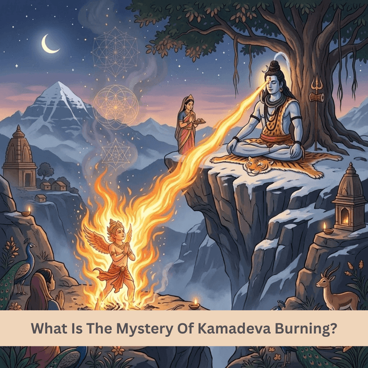Kamadeva Burning: Shiva Third Eye, Rati And Ananga Secrets