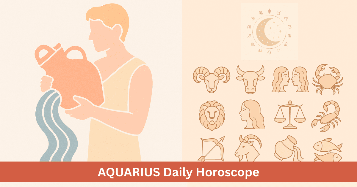 Aquarius Daily Horoscope for October 31, 2025