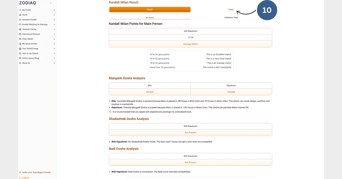 Desktop web view of points 10 on Homepage
