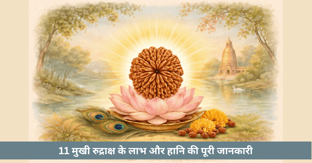 11 मुखी रुद्राक्ष के फायदे, नुकसान और सावधानियाँ