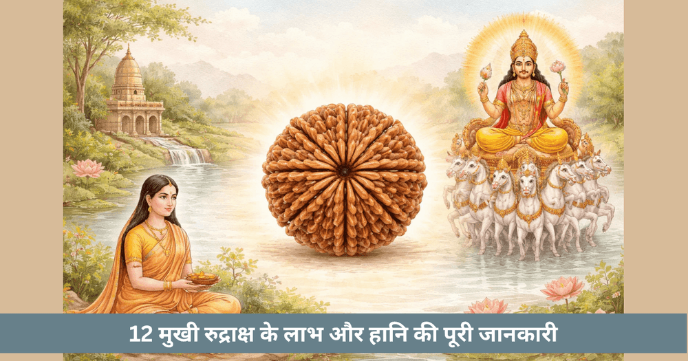 12 मुखी रुद्राक्ष के फायदे, नुकसान और धारण विधि