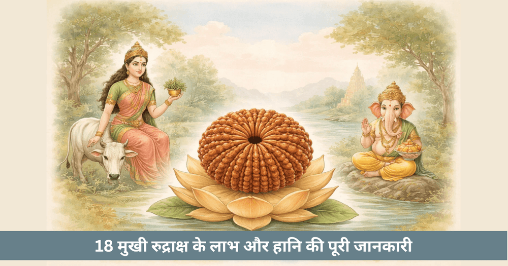 18 मुखी रुद्राक्ष लाभ और महत्व