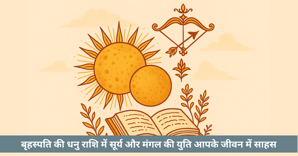 बुध आदित्य योग 2025-2026: धनु में सूर्य बुध युति। ज्ञान, विस्तार और नेतृत्व।