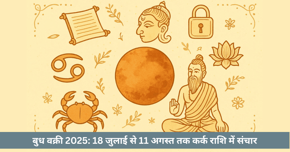 कर्क राशि में बुध वक्री (जुलाई-अगस्त 2025): प्रभाव और अचूक उपाय