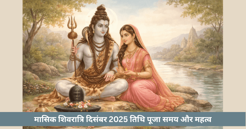 मासिक शिवरात्रि दिसंबर 2025 तिथि निशीथ काल पूजा और आध्यात्मिक महत्व