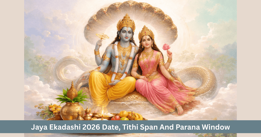 Jaya Ekadashi 2026: Date, Tithi Span and Parana Timing
