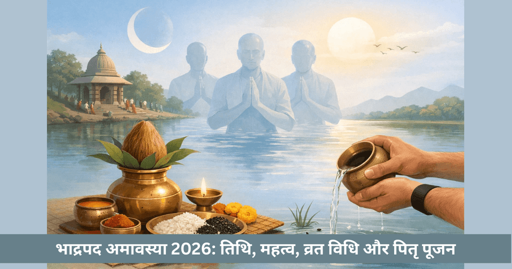 भाद्रपद अमावस्या 2026: तिथि और पितृ तर्पण