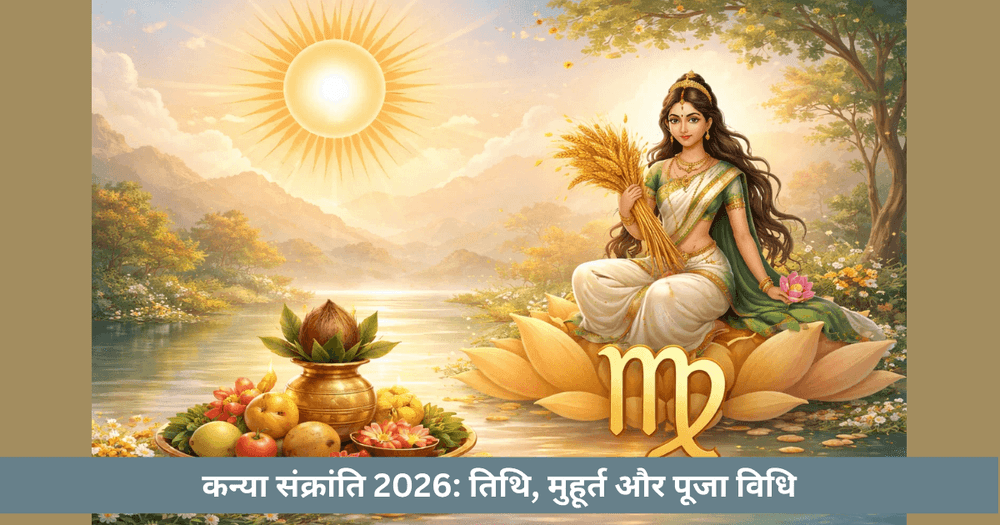 कन्या संक्रांति 2026: शुभ मुहूर्त और पूजा विधि