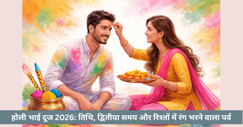 होली भाई दूज 2026 तिथि और द्वितीया तिथि
