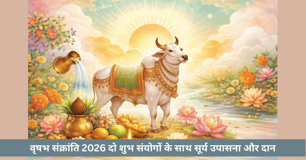 वृषभ संक्रांति 2026: तिथि, पुण्य काल, सूर्य पूजा और दान का महत्व