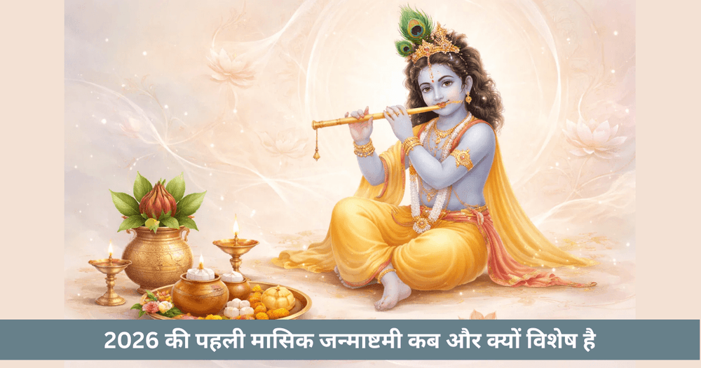 मासिक जन्माष्टमी 2026 व्रत और कृष्ण पूजा