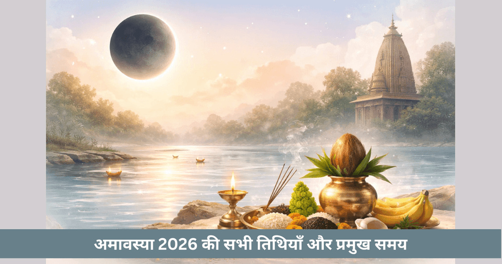 2026 अमावस्या तिथियाँ और समय