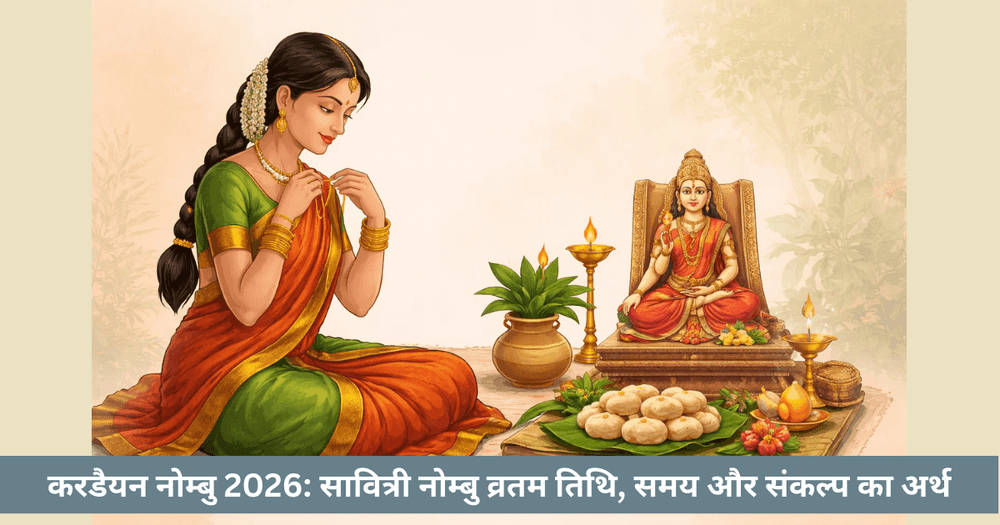 करडैयन नोम्बु 2026: तिथि, समय और सराडू पहनने की जानकारी