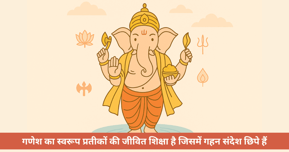 गणेश स्वरूप का गूढ़ प्रतीकवाद 