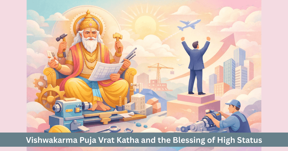 Vishwakarma Puja Vrat Katha and Blessings for Success