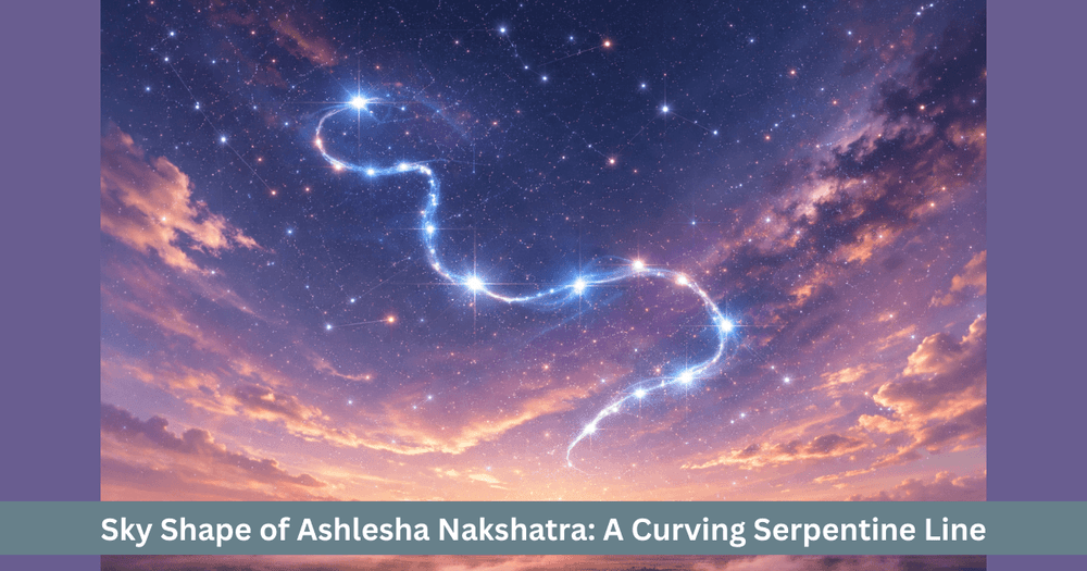 Ashlesha Nakshatra Sky Shape in Cancer Serpentine Line How to Identify