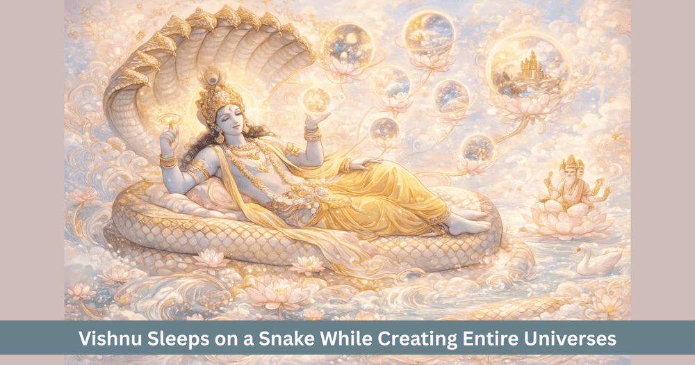 Why Vishnu Sleeps on Snake: Yoga Nidra and Creation Mystery Explained