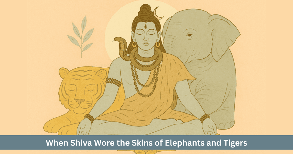 Shiva and the Animal Skins ,  Symbol of Self-Conquest