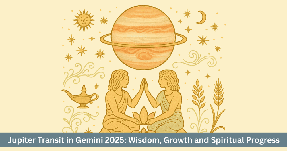 Jupiter Transit in Gemini 2025  Zodiac-Wise Effects and Remedies