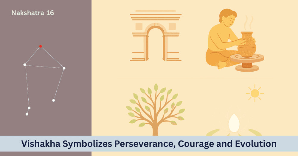 The Four Padas of Vishakha Nakshatra: Do Branching, Victory, Diversity and Constant Transformation Lead to Fulfillment?