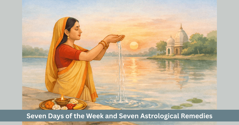 Auspicious weekday remedies in Vedic astrology