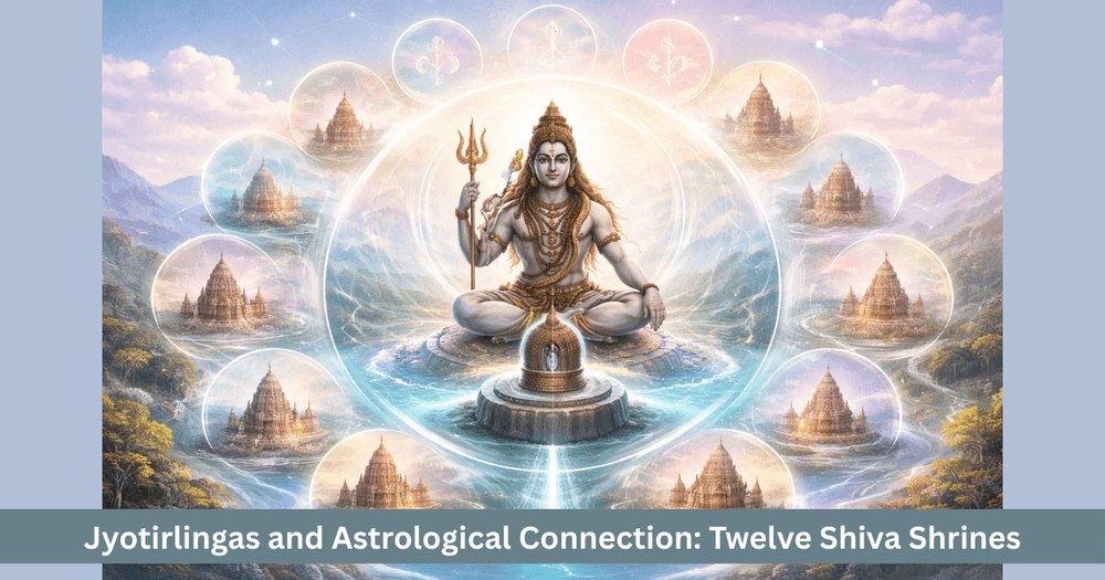 The relationship between Jyotirlingas and zodiac signs