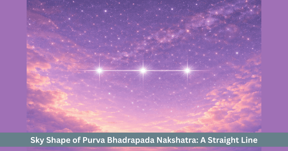 Purva Bhadrapada Nakshatra: Sky Line and Boundary
