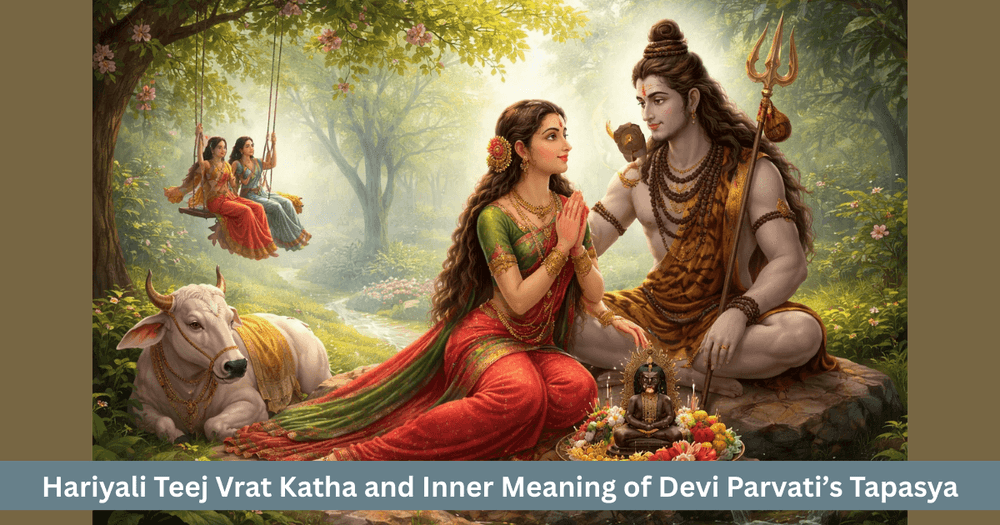 Hariyali Teej Vrat Katha and the Inner Meaning of Devi Parvati’s Tapasya