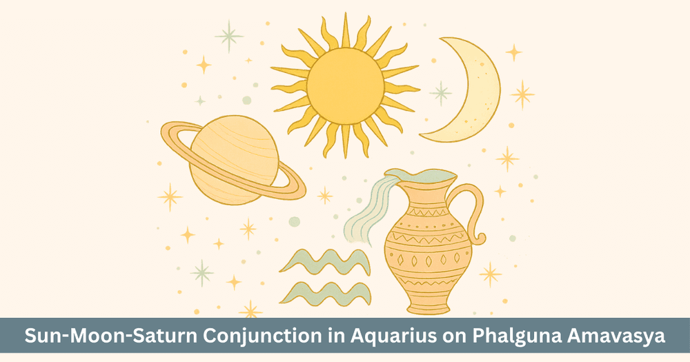 Shatabhisha Amavasya 2025: Sun Moon Saturn Conjunction. Karmic Healing and Spiritual Transformation.