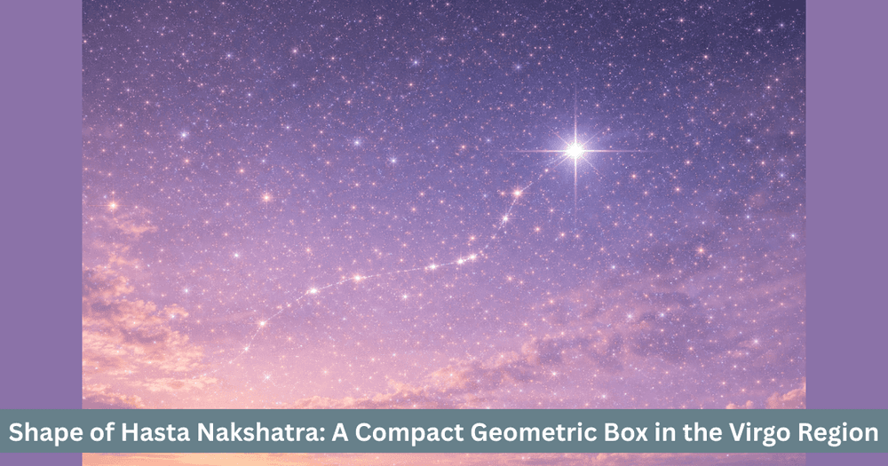 Geometric Shape of Hasta Nakshatra