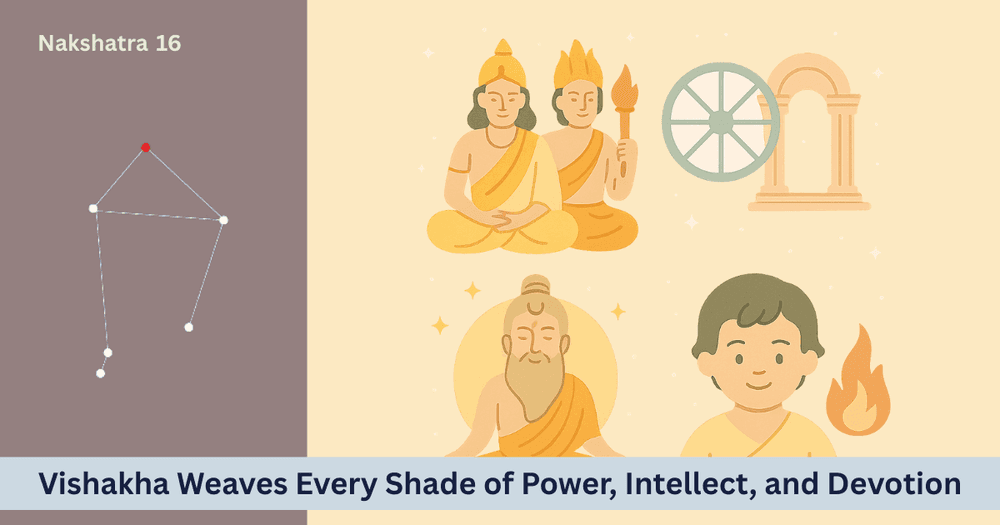 Vishakha Nakshatra: The Fusion of Intellect, Purpose, Leadership, Devotion & Self-Transformation