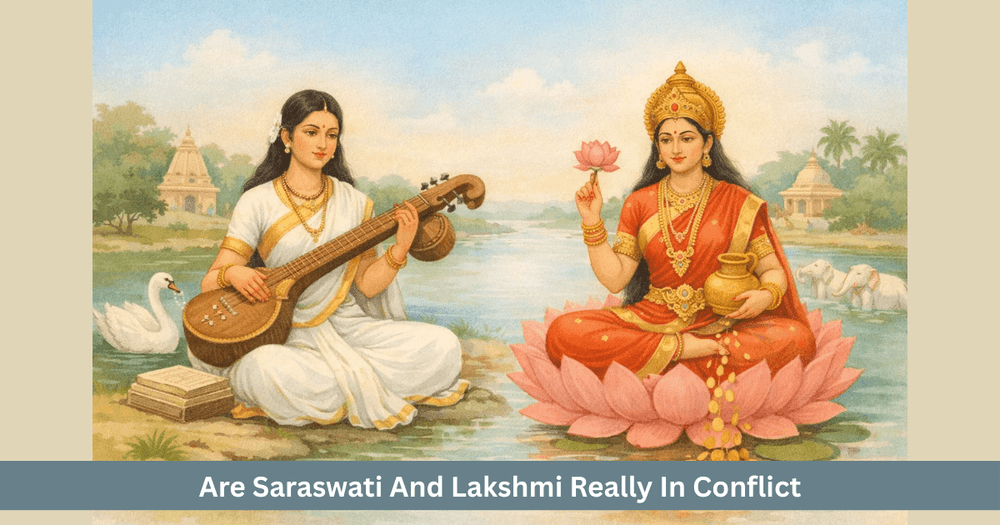 Why Saraswati And Lakshmi Rarely Stay Together
