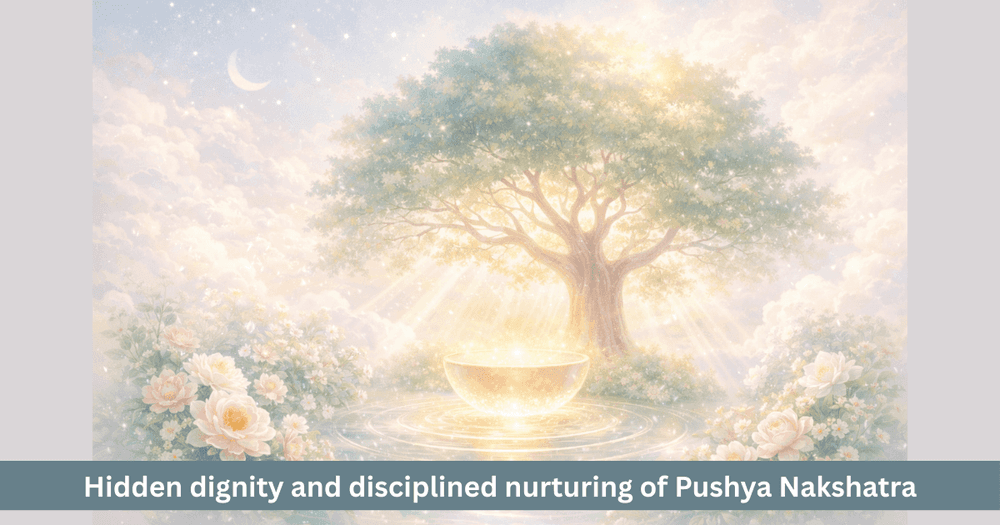 Pushya Nakshatra: Hidden Dignity and Disciplined Nature