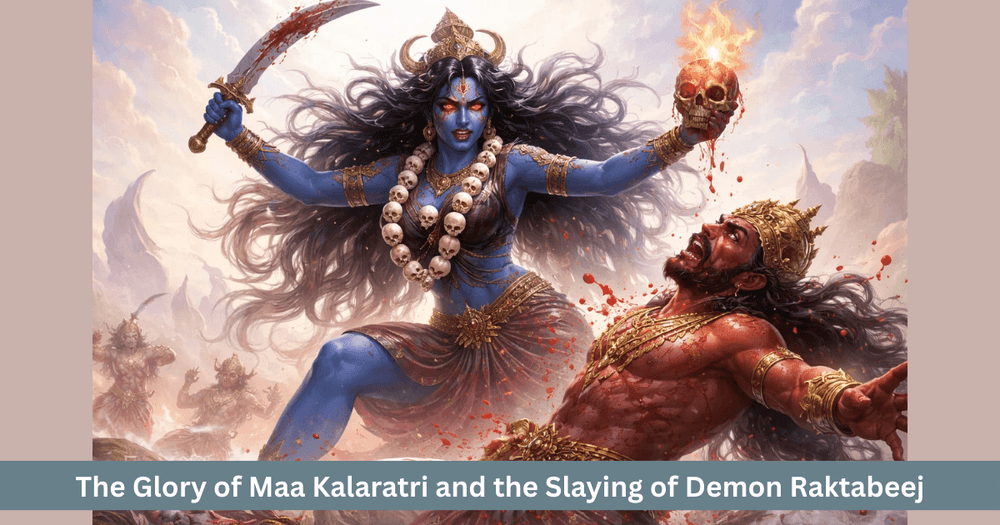 Legend of Maa Kalaratri and Raktabeej Slaying