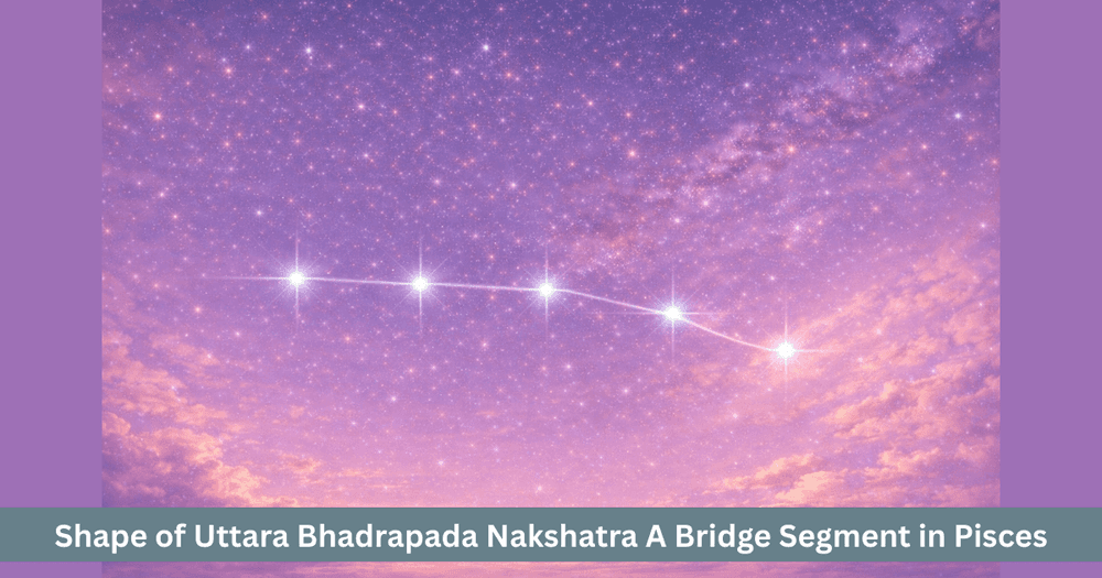 Uttara Bhadrapada Nakshatra: Bridge-Like Sky Shape in Pisces