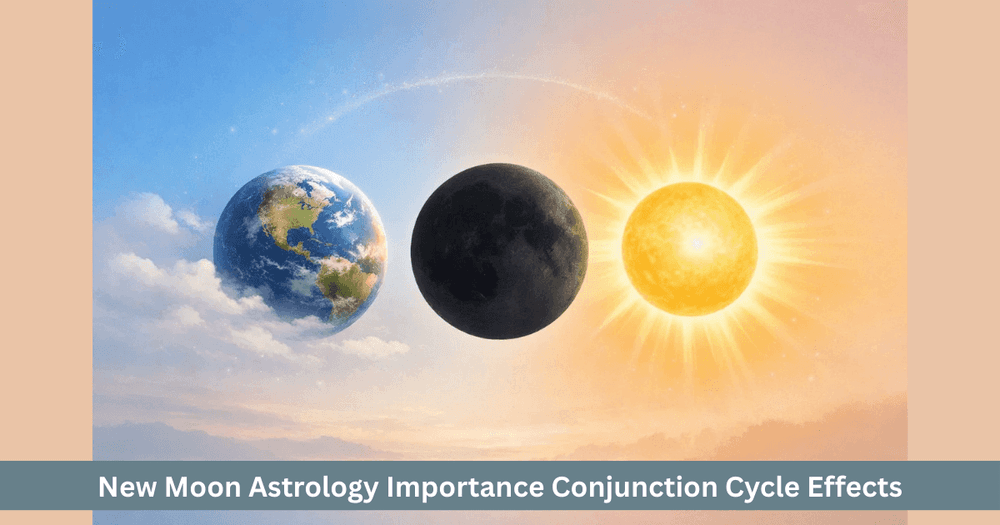 New Moon Astrology Conjunction Symbolism Cycle Effects