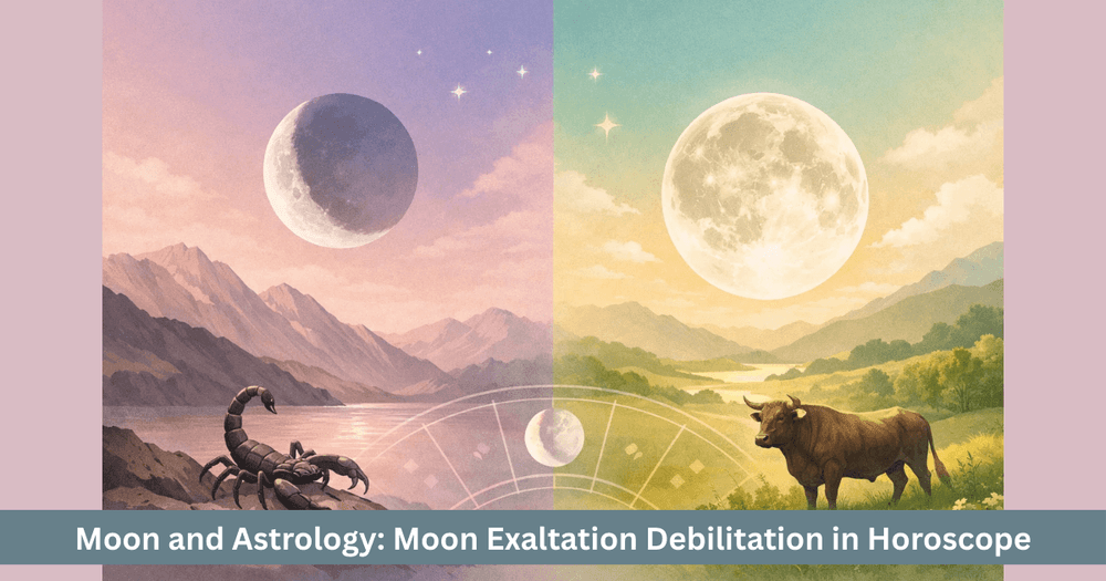 Moon Exaltation Debilitation Effects Astrology Horoscope