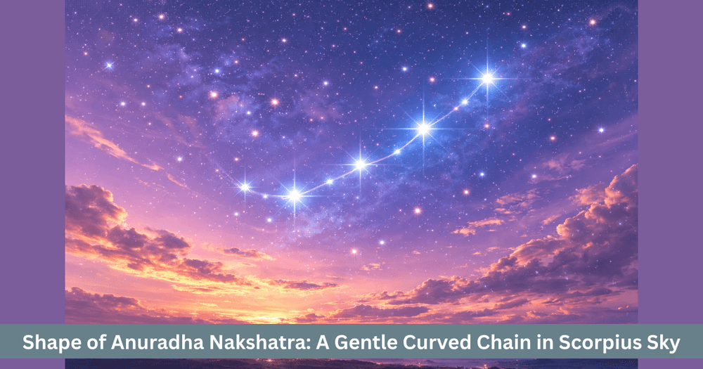 Anuradha Nakshatra and Its Gentle Curved Structure