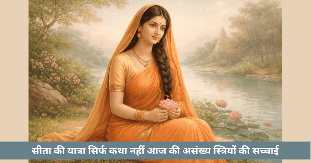 सीता की यात्रा और आज की स्त्री दर्द धैर्य और सीमा की नई व्याख्या