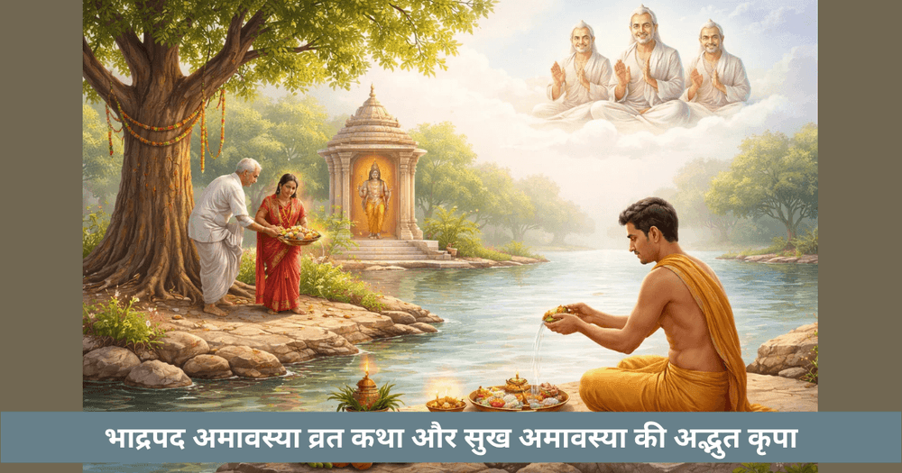 भाद्रपद अमावस्या व्रत कथा और सुख अमावस्या