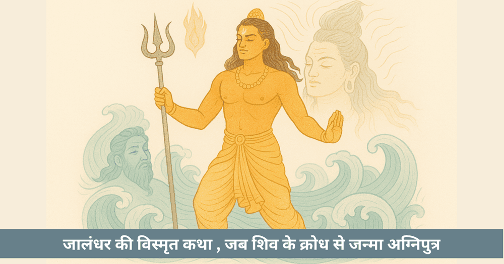 जालंधर की कहानी ,  शिव की अग्नि से जन्म और त्रिशूल से विलय